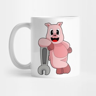 Pig Mechanic Wrench Mug